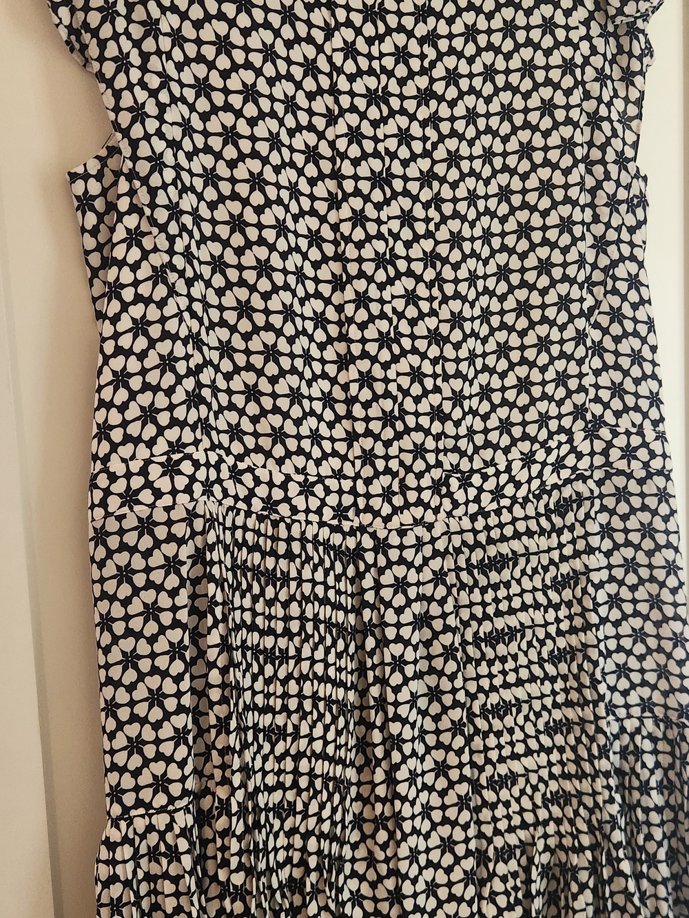 Rebecca Minkoff Blue & White Floral Print Women’s Dress, Size L